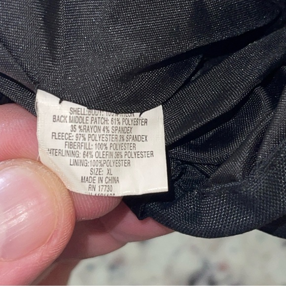 Thinsulate Nylon Ski Gloves 40 Gram Size XL Black Winter Fleece Warm Mens Snow - Picture 5 of 7